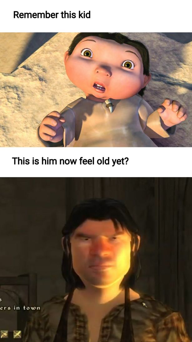 funny gaming memes - ice age 1 - Remember this kid This is him now feel old yet? ers in town