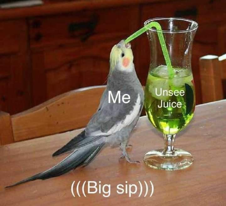 unsee juice big sip - Me Unsee Juice Big sip