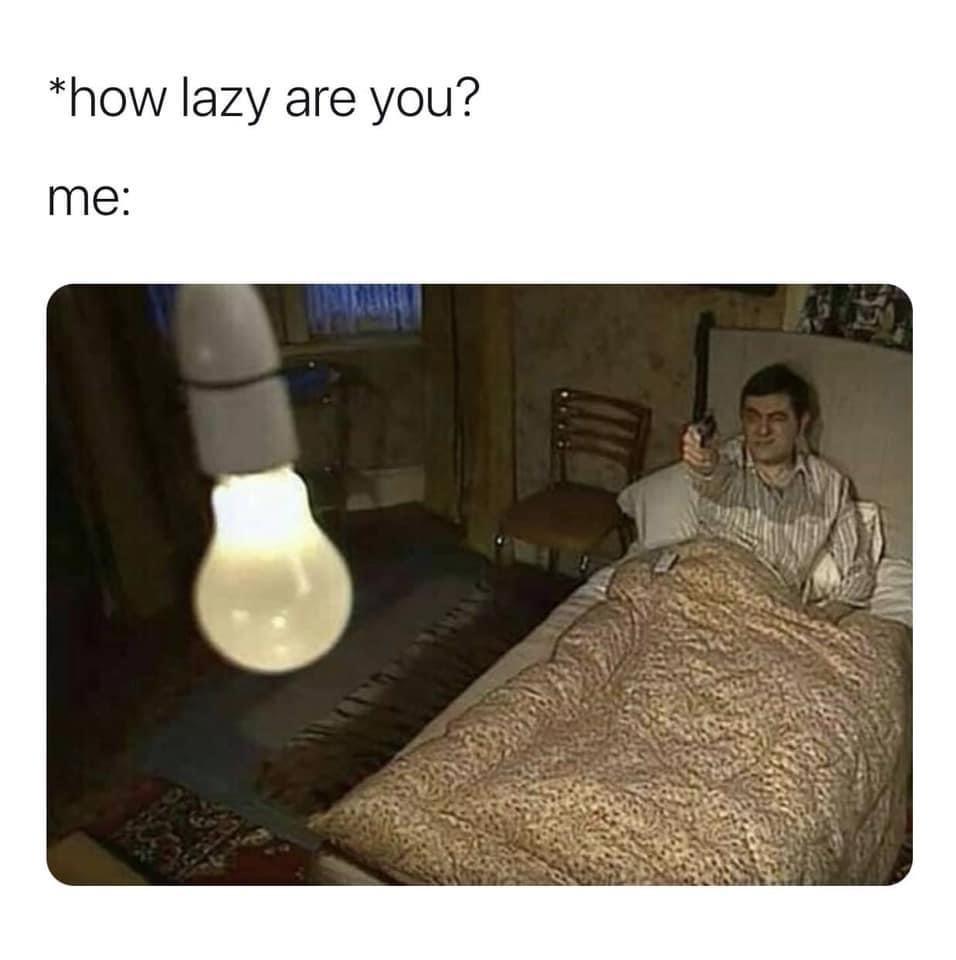 lazy are you meme - how lazy are you? me