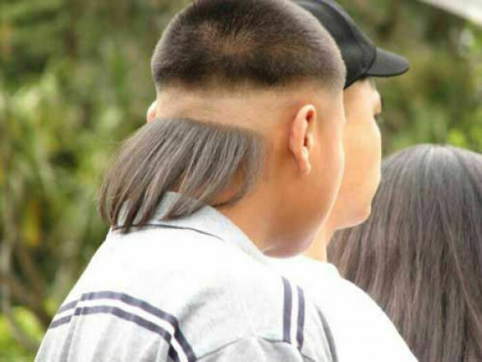 weird and wtf haircuts - hispanic mullet