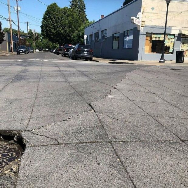 If the heat did this to a road...