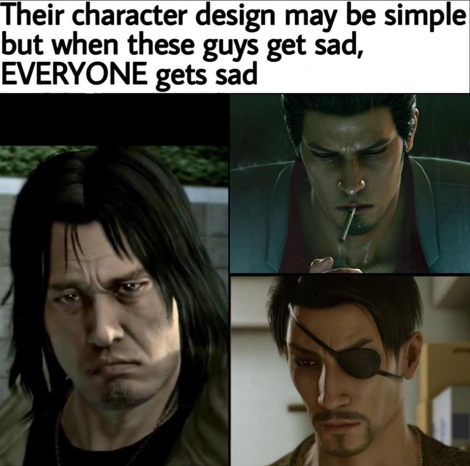 funny gaming memes  --  fictional character - Their character design may be simple but when these guys get sad, Everyone gets sad