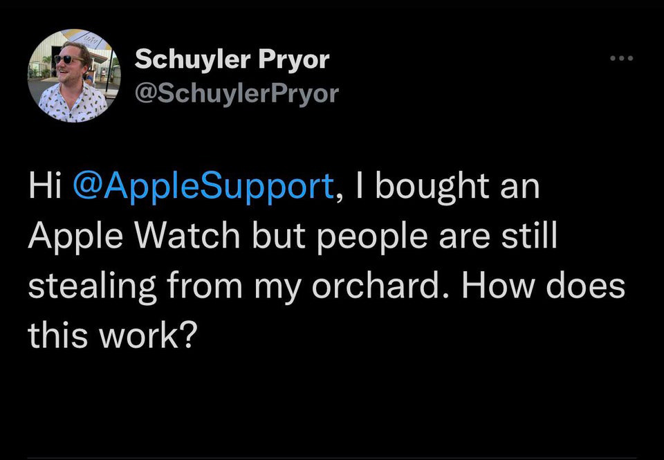 hot water systems - Schuyler Pryor Pryor Hi Support, I bought an Apple Watch but people are still stealing from my orchard. How does this work?