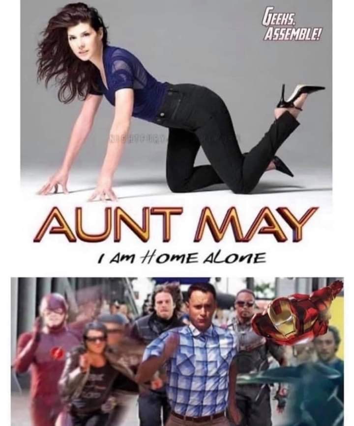 aunt may alone - Geeks. Assemble! Aunt May I Am Home Alone