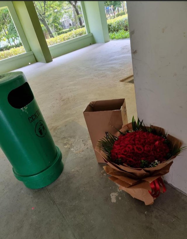 bad luck - flowerpot -