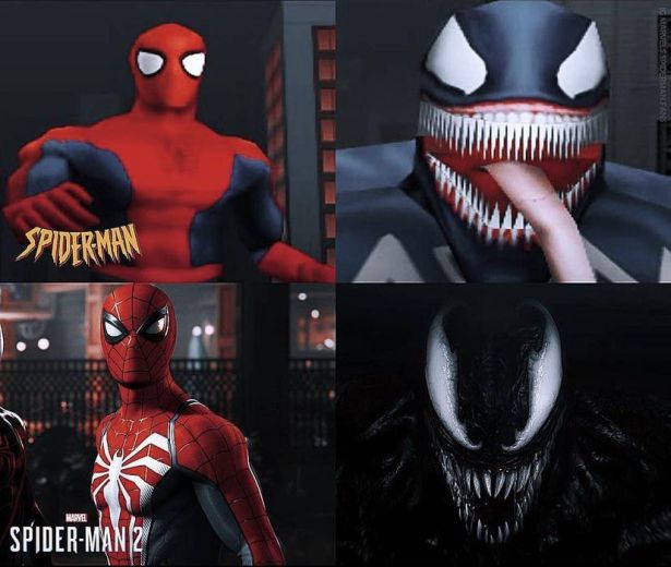 funny gaming memes - spiderman - Massage Spiderman Wave SpiderMan 2
