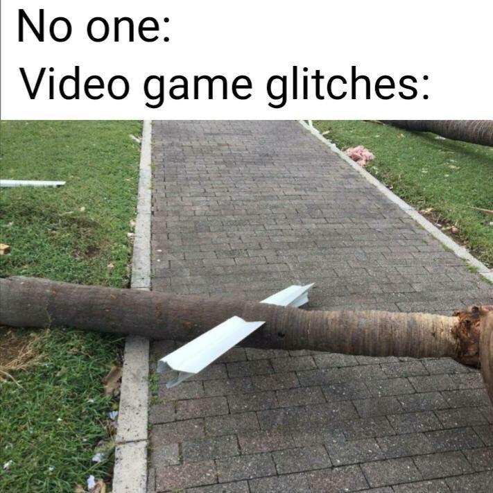 fresh memes - funny memes - game glitch memes - No one Video game glitches