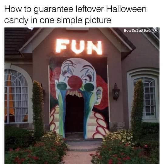 How to guarantee leftover Halloween candy in one simple picture How ToBeADad Ab Fun Dhule