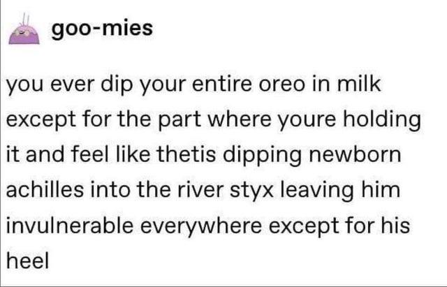 environmental governance definition - goomies you ever dip your entire oreo in milk except for the part where youre holding it and feel thetis dipping newborn achilles into the river styx leaving him invulnerable everywhere except for his heel