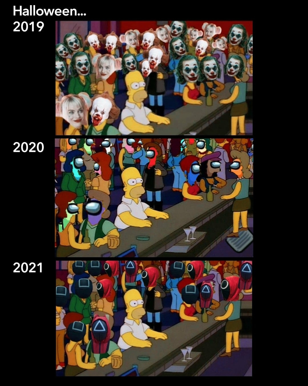 gaming memes - halloween 2019 2020 2021 - Halloween... 2019 2020 I 2021 A