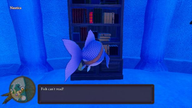 funny gaming memes - cobalt blue - Nautica Fish can't read!