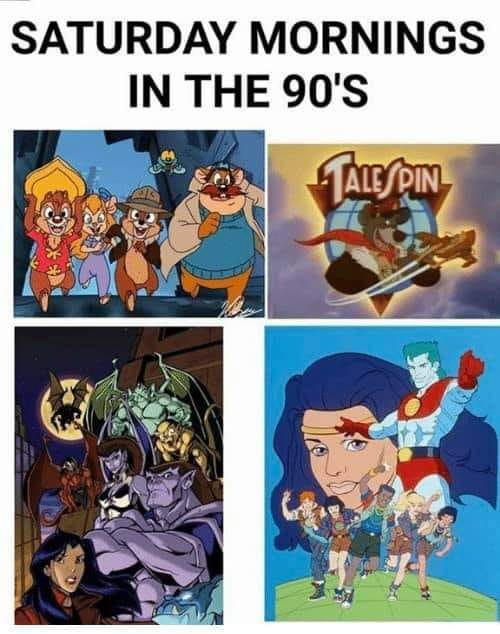 new memes - captain planet and the planeteers - Saturday Mornings In The 90'S Tale Spin