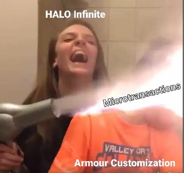 funny gaming memes  - Halo Infinite Microtransactions Valley Urt Armour Customization