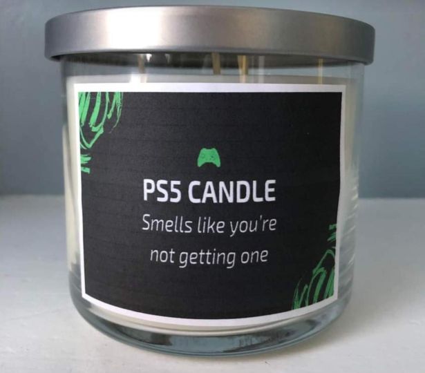 funny gaming memes  - PS5 Candle Smells you're not getting one