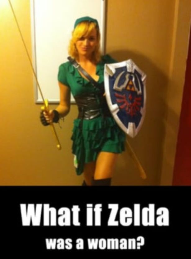 funny gaming memes  - cheaptickets - Cas What if Zelda was a woman?