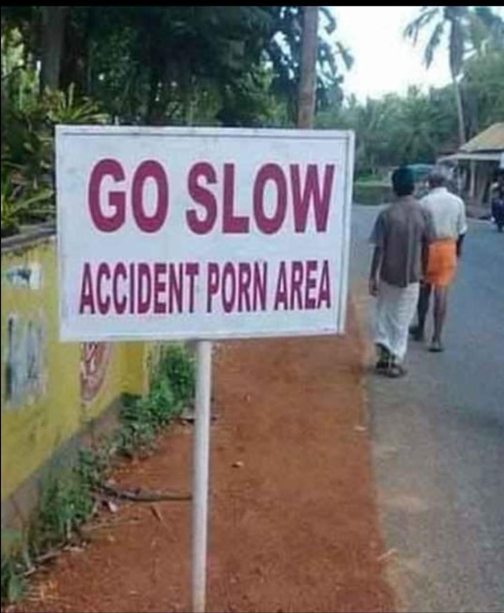funny things in india - Go Slow Accident Porn Area