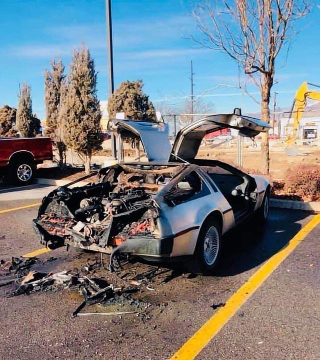bad day - flux capacitor set to 2020