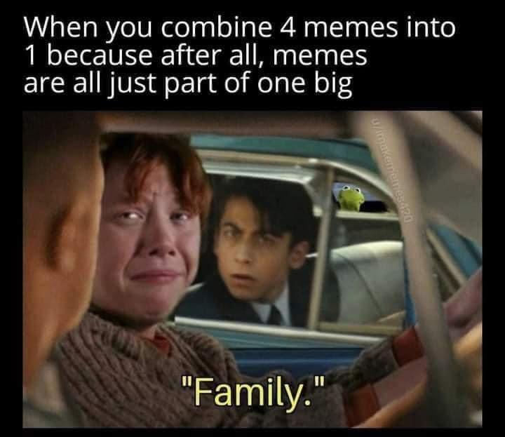 umbrella academy meme - When you combine 4 memes into 1 because after all, memes are all just part of one big uirakerretres420 "Family."