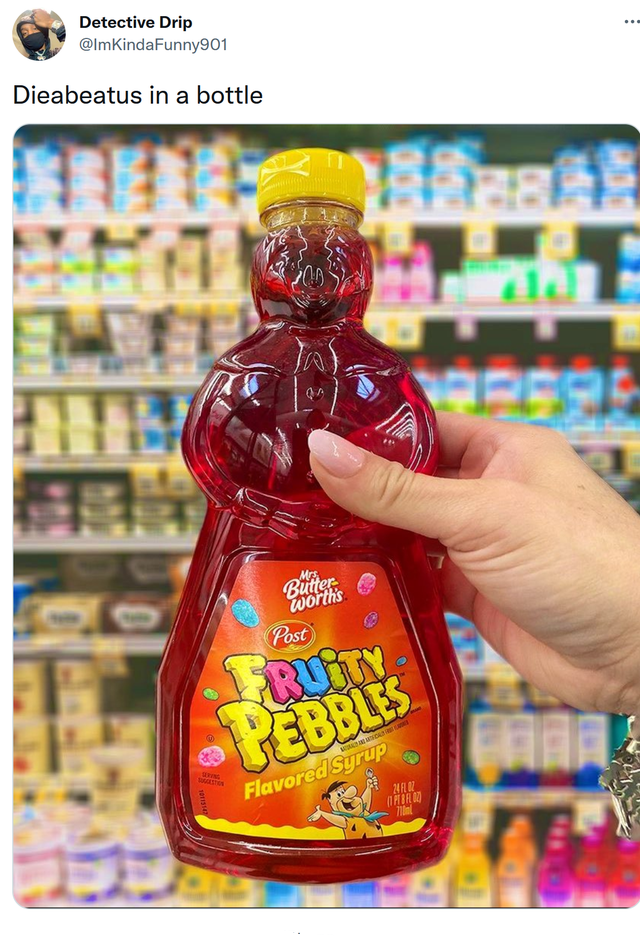 Detective Drip Dieabeatus in a bottle Bert Bitte Loorth Fruity Pebbles Flavered syrup Fi