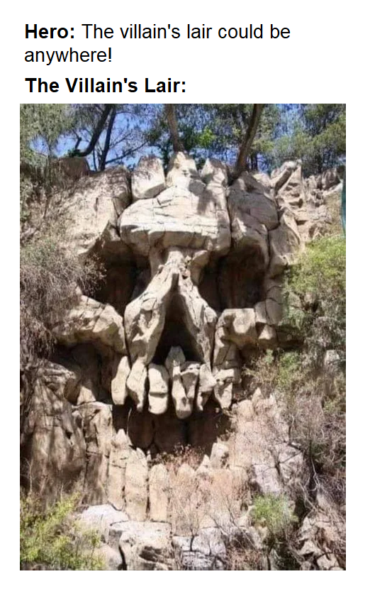 gaming memes  - skull hill - Hero The villain's lair could be anywhere! The Villain's Lair