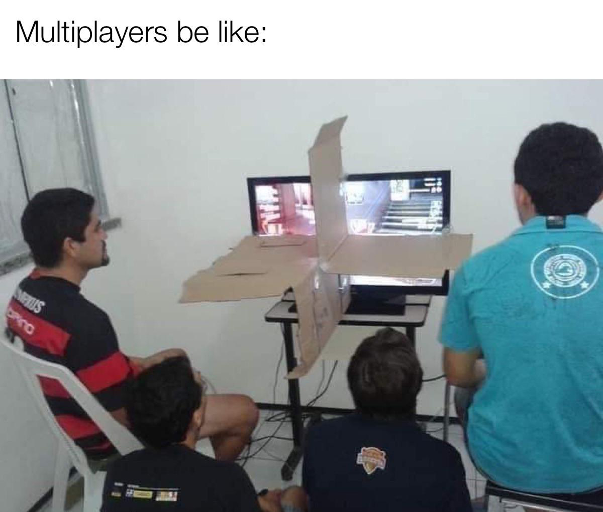 funny gaming memes - Multiplayers be Menus Saco