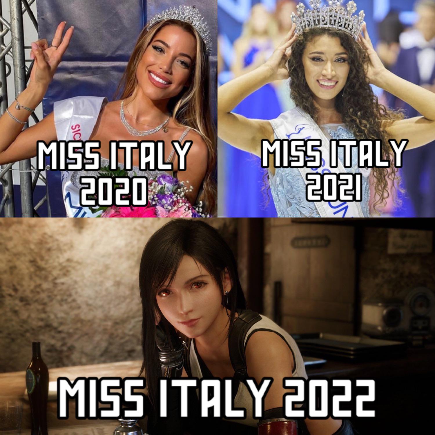 funny gaming memes - photo caption - Sic Miss Italy 2020 Miss Italy 2021 Miss Italy 2022
