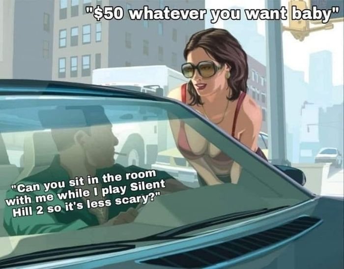 gaming memes - gta 4 - w$50 whatever you want baby Free 200