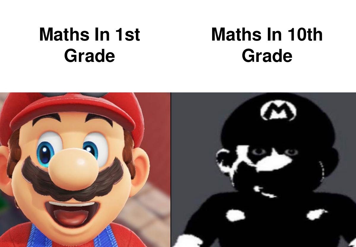 funny gaming memes - teachers copy what they give you - Maths In 1st Grade Maths In 10th Grade M