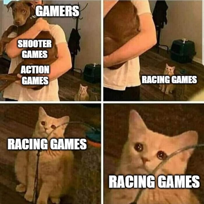 funny gaming memes - qt fnf meme - Gamers Shooter Games Action Games Racing Games Racing Games Racing Games