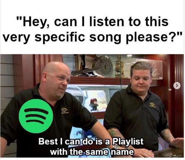 gaming memes - usa vs iran meme - "Hey, can I listen to this very specific song please?" Best I can do is a Playlist with the same name