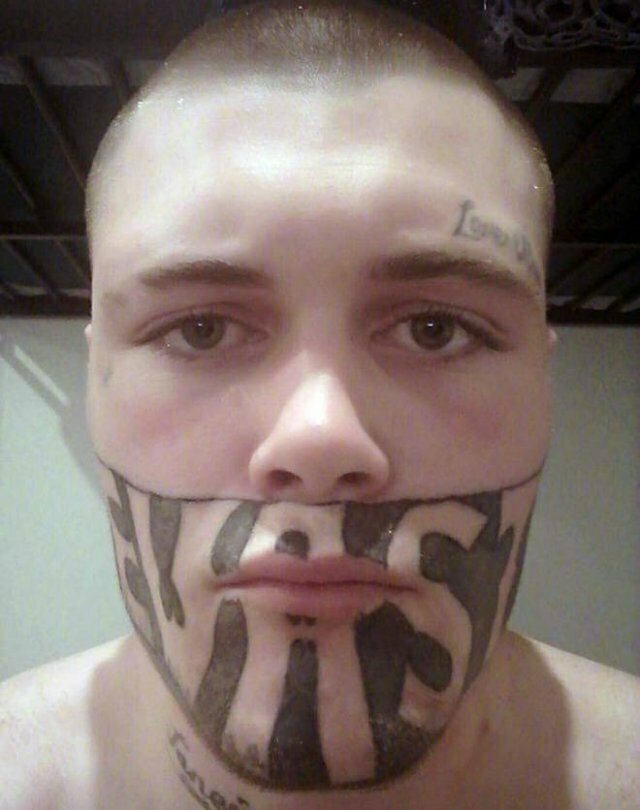 20 Terrible Decisions That Manifested as Facial Tattoos