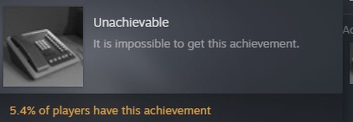 gaming memes - multimedia - Unachievable It is impossible to get this achievement. 5.4% of players have this achievement Ac
