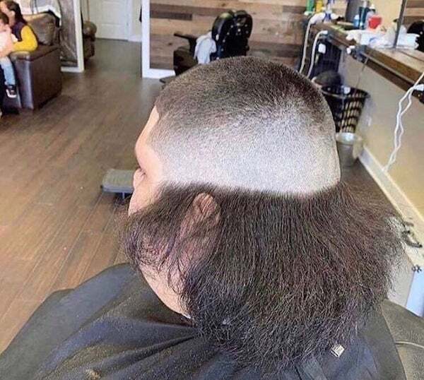 Awful Haircuts - buzz cut beard