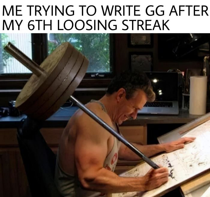 gaming memes - writing hand meme - Me Trying To Write Gg After My 6TH Loosing Streak