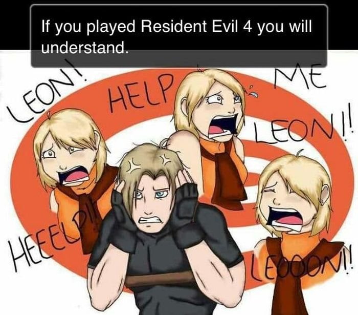 gaming dank memes - help leon - If you played Resident Evil 4 you will understand. Help Me Leon!! Leon Heeel Lecoon!!