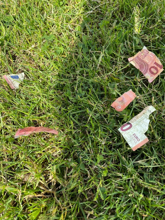 bad days - unlucky people - grass - Euro O 825 Euro Eypi