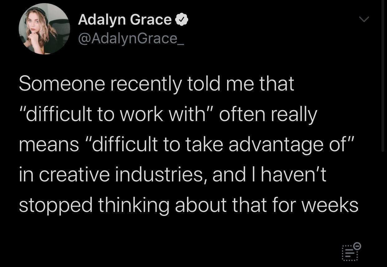 savage tweets - screenshot - Adalyn Grace Someone recently told me that