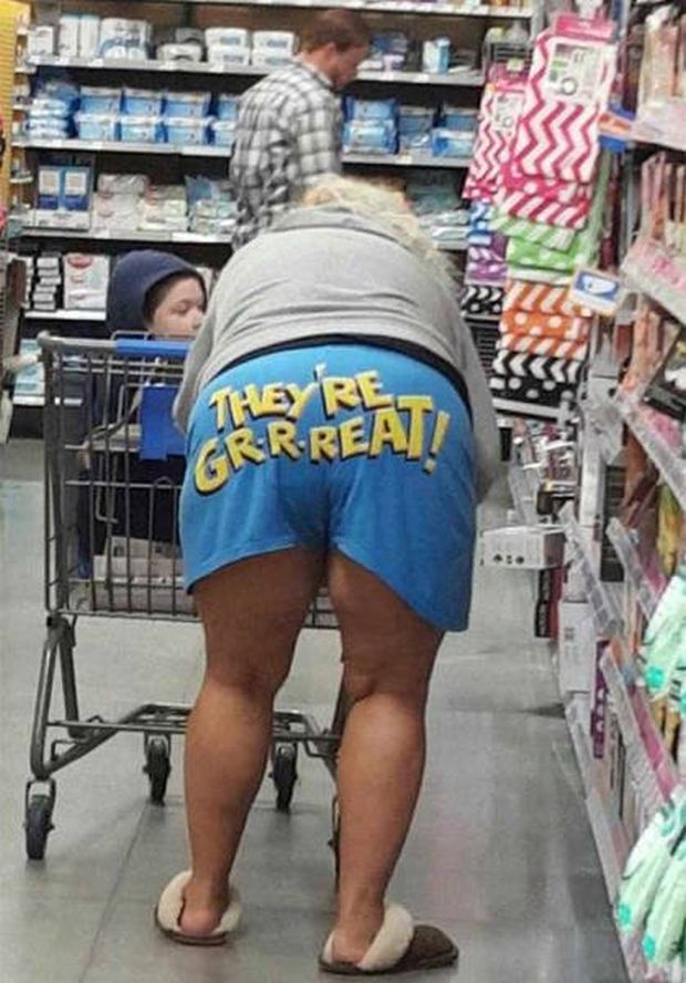 People of Walmart - walmart shopper slippers - They'Re Grrreat! Tr