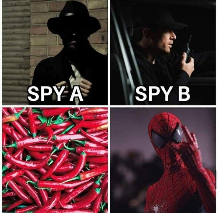 monday morning randomness - spy a spy b meme - Spy A Spy B