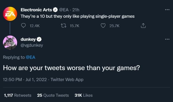 Gaming memes - They're a 10 but they only playing singleplayer games How are your tweets worse than your games?