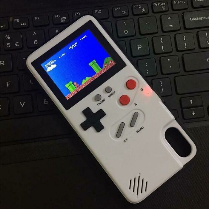 Gaming memes - playable gameboy iphone case -
