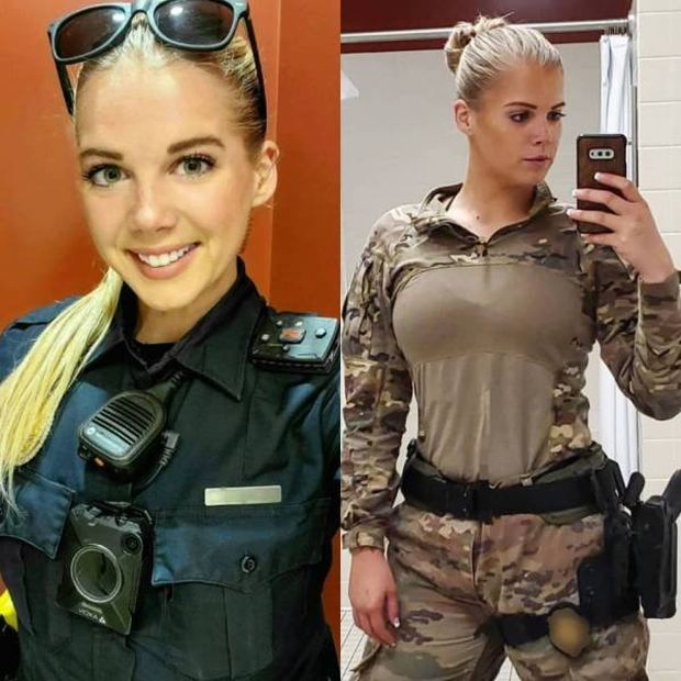 Gorgeous military and service women - army