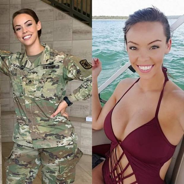 Gorgeous military and service women - hot female service members - Lasto Us Arvy