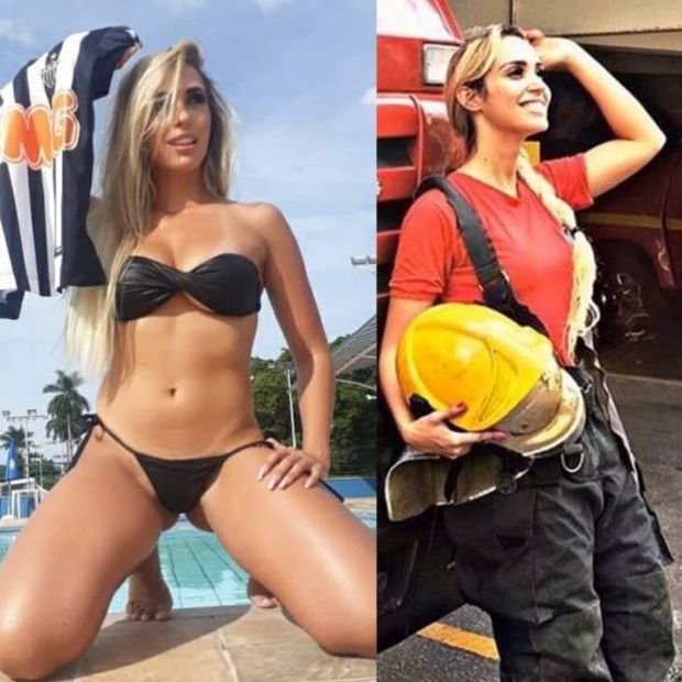 Gorgeous military and service women - bikini
