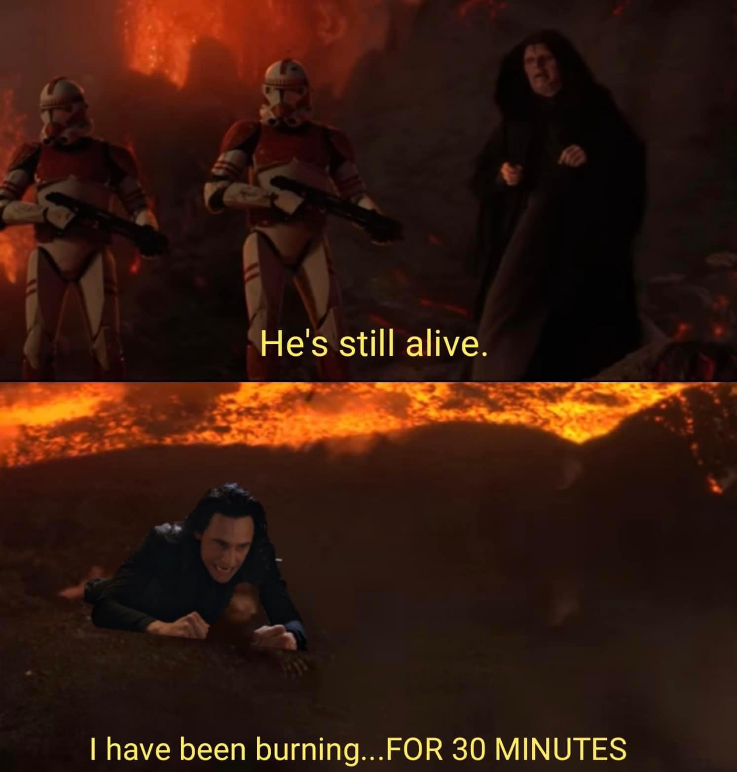 dank memes - funny memes - darkness - He's still alive. I have been burning...For 30 Minutes
