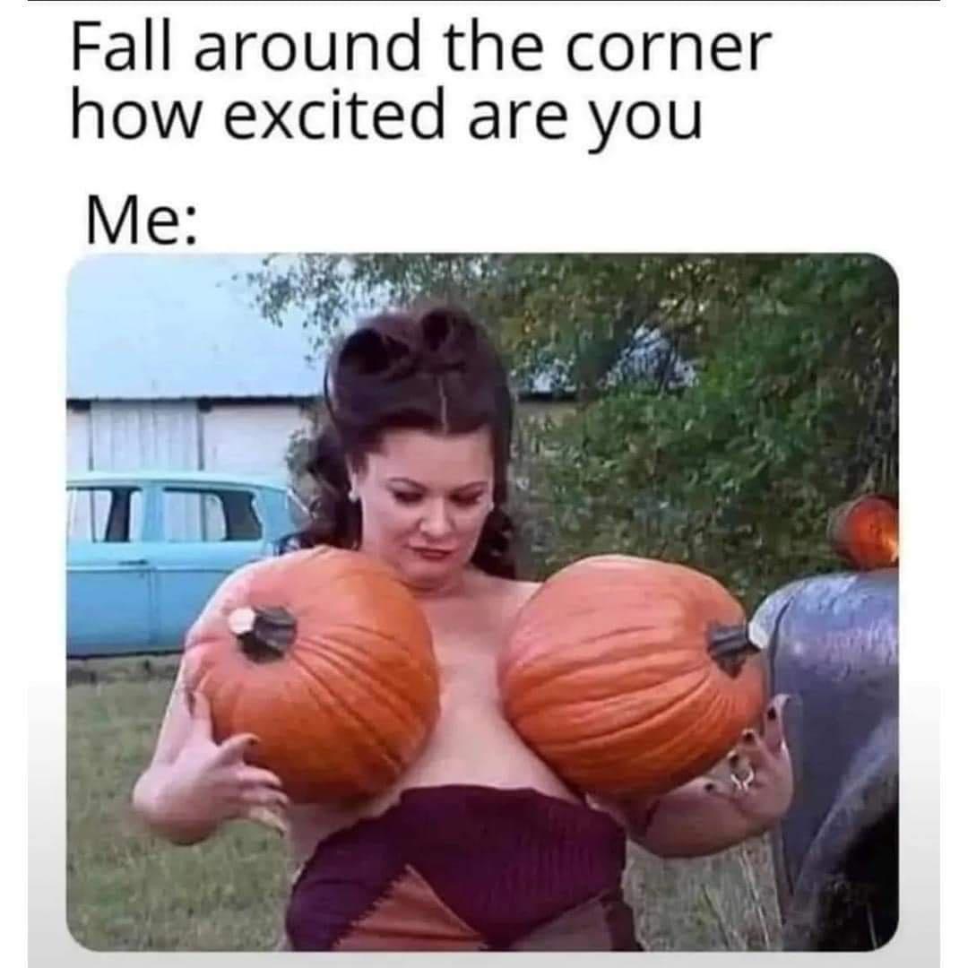 photo caption - Fall around the corner how excited are you Me