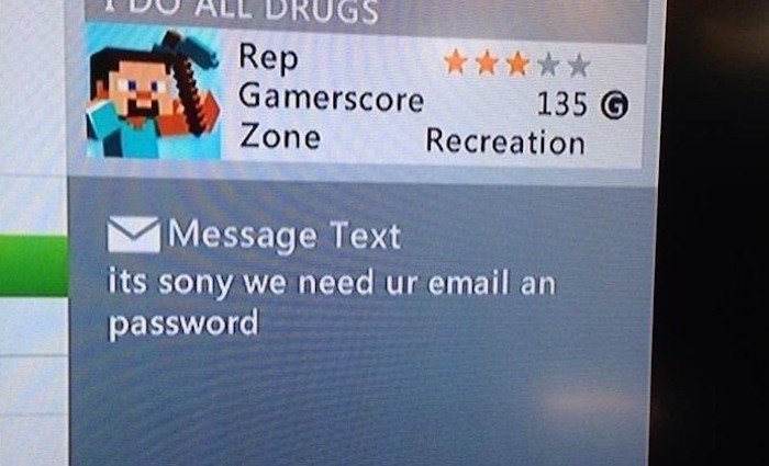 Gaming memes - its sony we need ur email an password