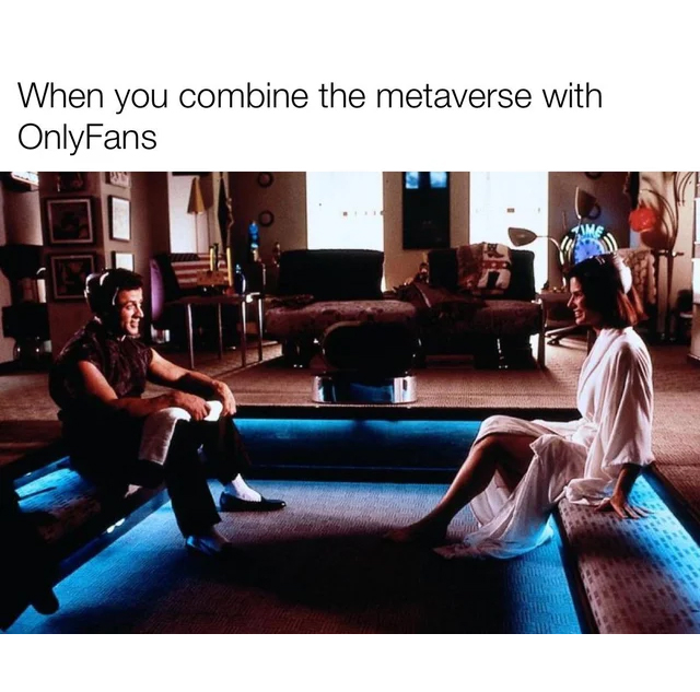 gaming memes - did you bring condoms - When you combine the metaverse with OnlyFans
