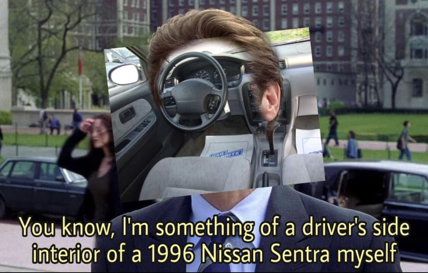 daily dose of memes and pics - norman osborn - You know, I'm something of a driver's side interior of a 1996 Nissan Sentra myself,