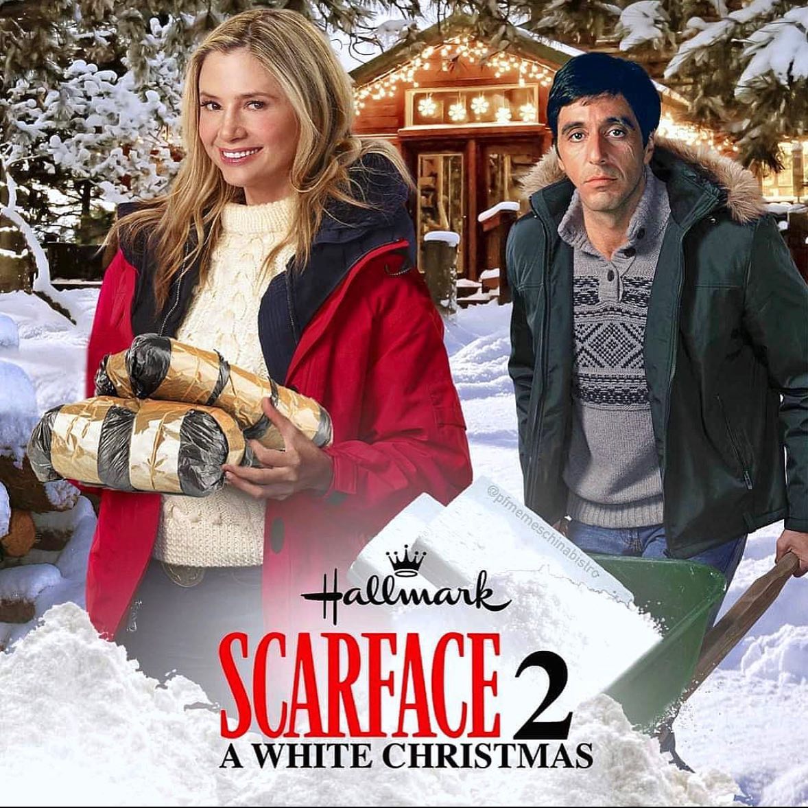 winter - memeschinabistro www Hallmark Scarface 2 A White Christmas